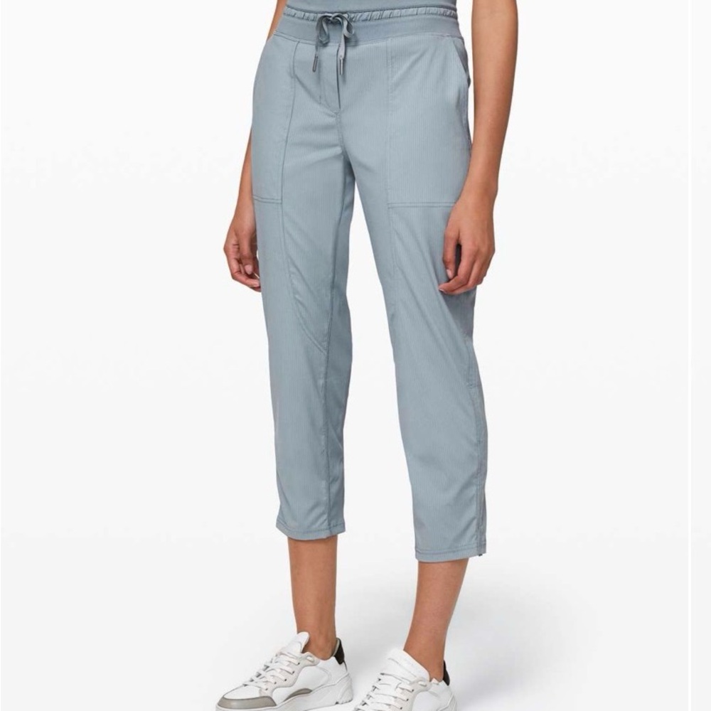 Lululemon Athletica Rhino Gray Cropped Dance Studio Pants